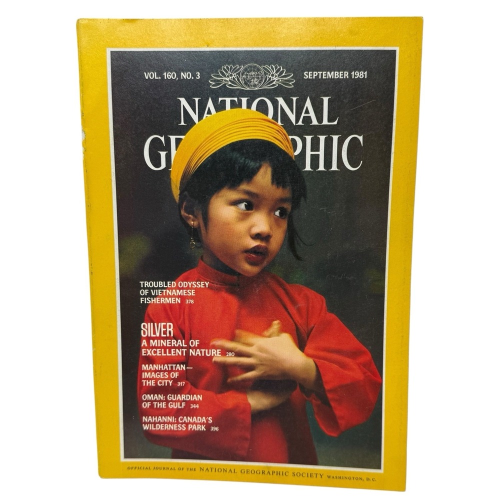 National Geographic Magazine September 1981 Troubled Odyssey‎ Manhattan Canada